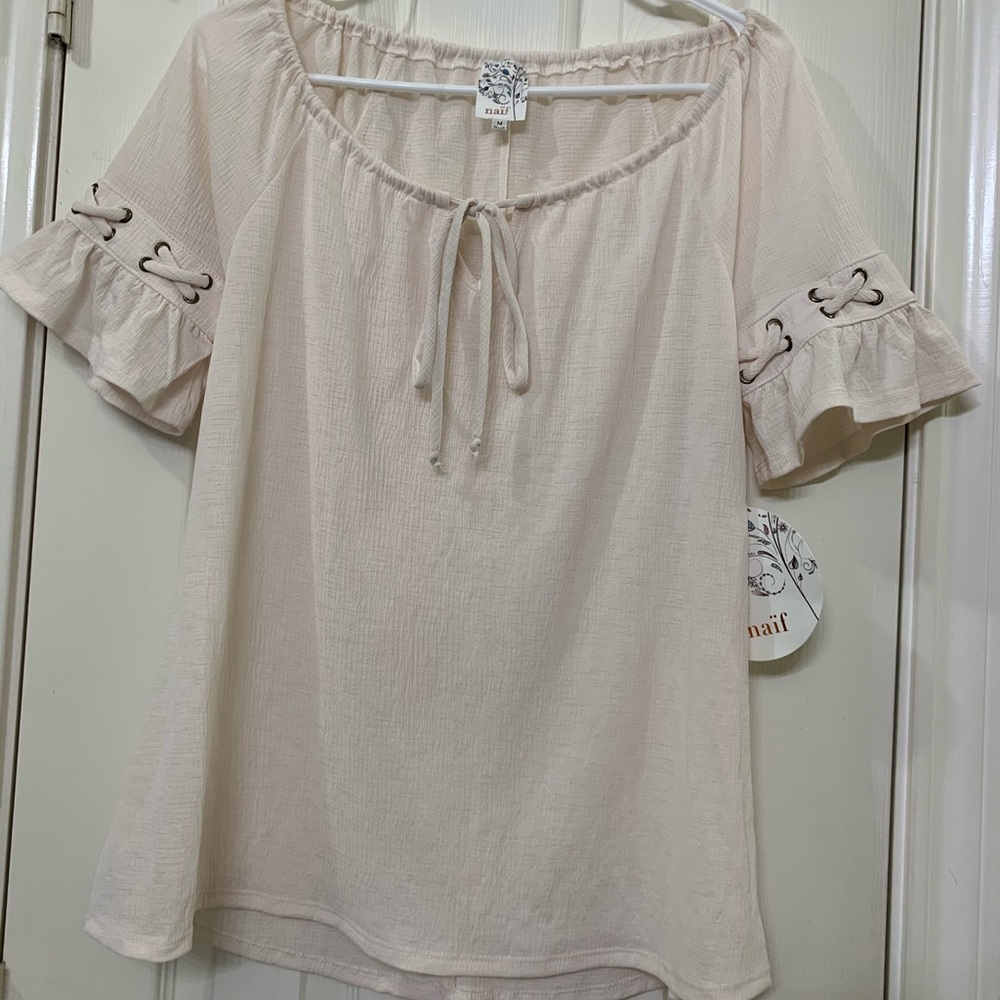 Naif Peasant Blouse Off-White M